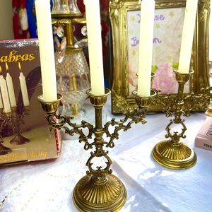 🌺Vintage Set Candelabras🌺